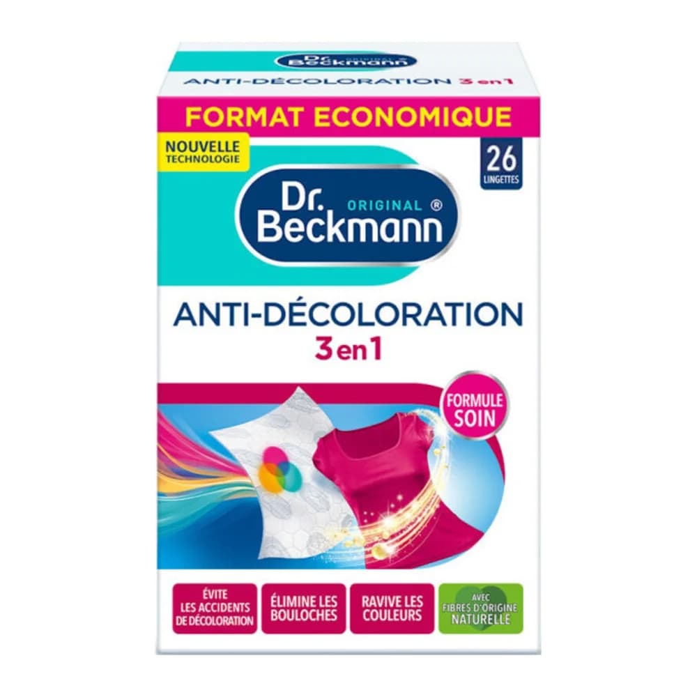 Dr. Beckmann Lingettes Microfibre Anti-Decoloration