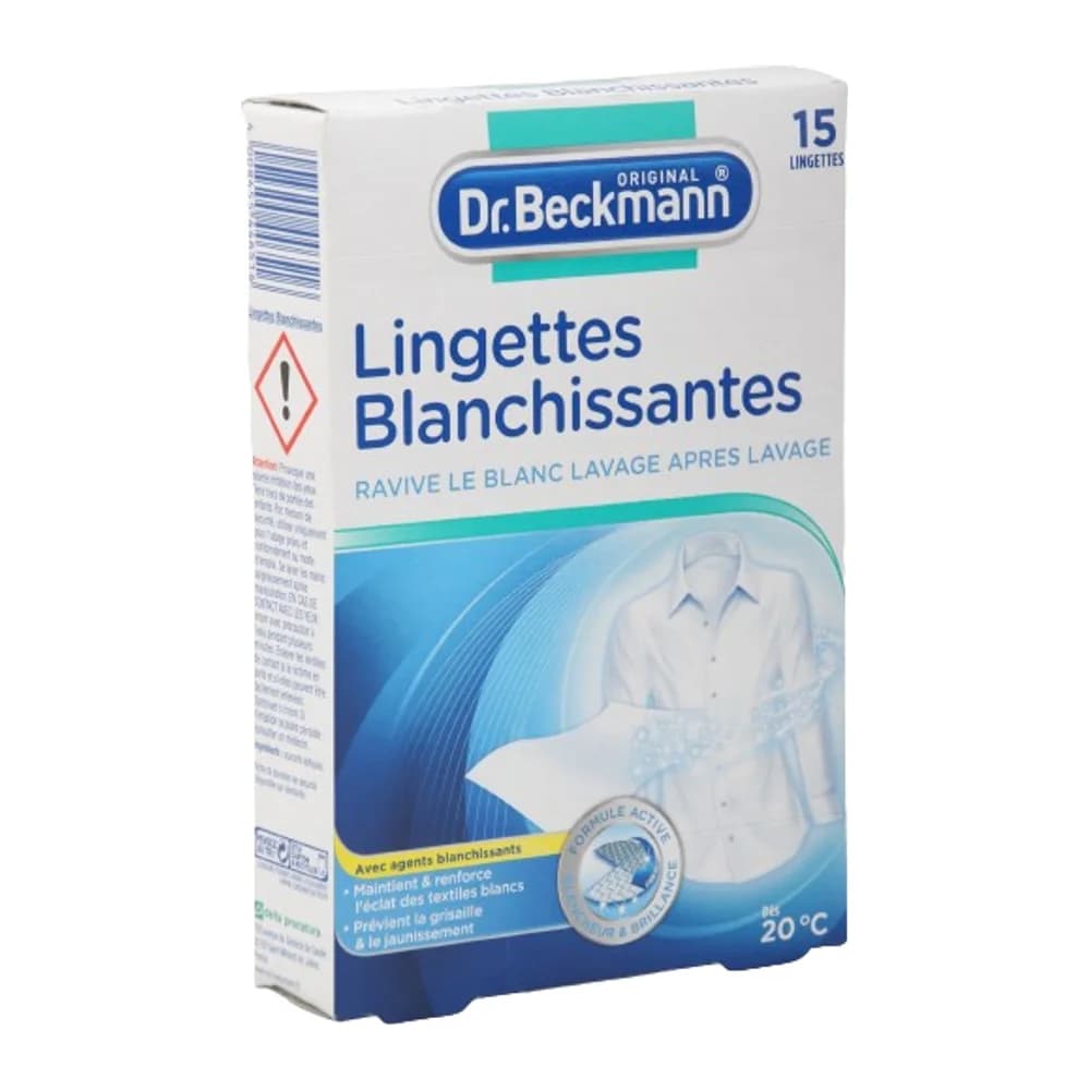 Dr. Beckmann Lingettes Blanchissantes
