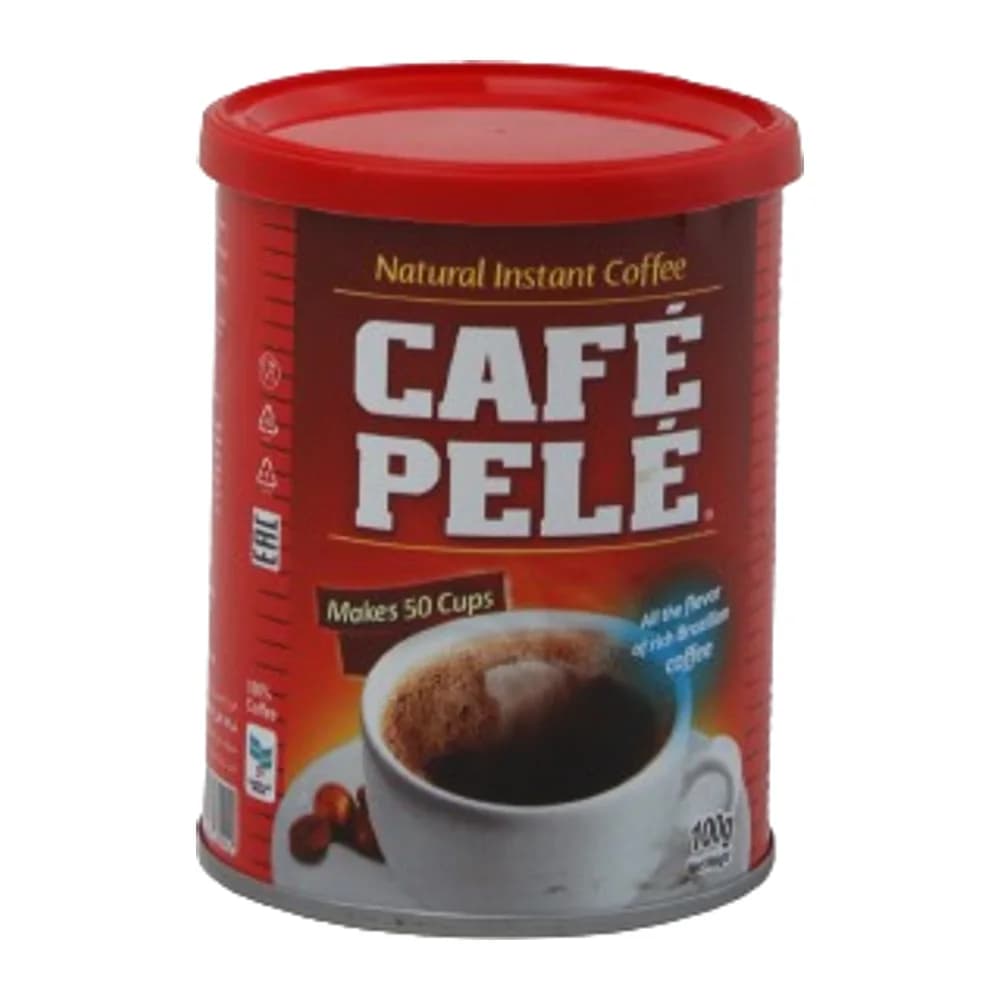 Cafe Pele Natural Instant Coffee Tin