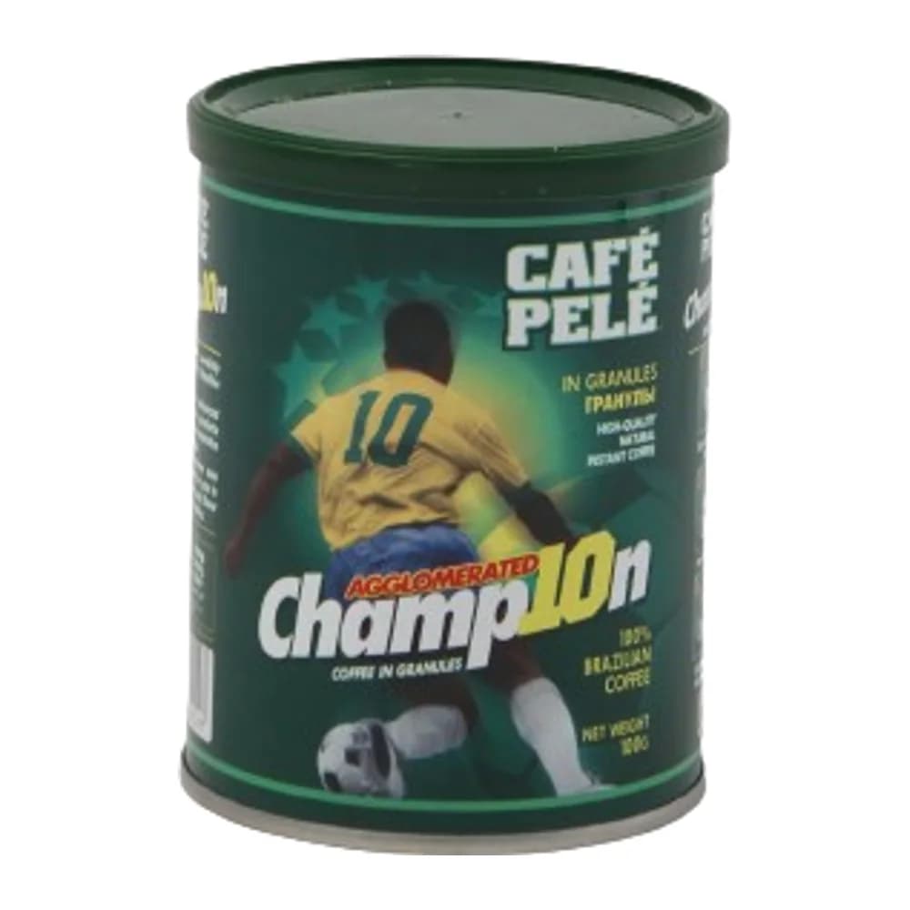 Cafe Pele Champion Granules Coffee Tin