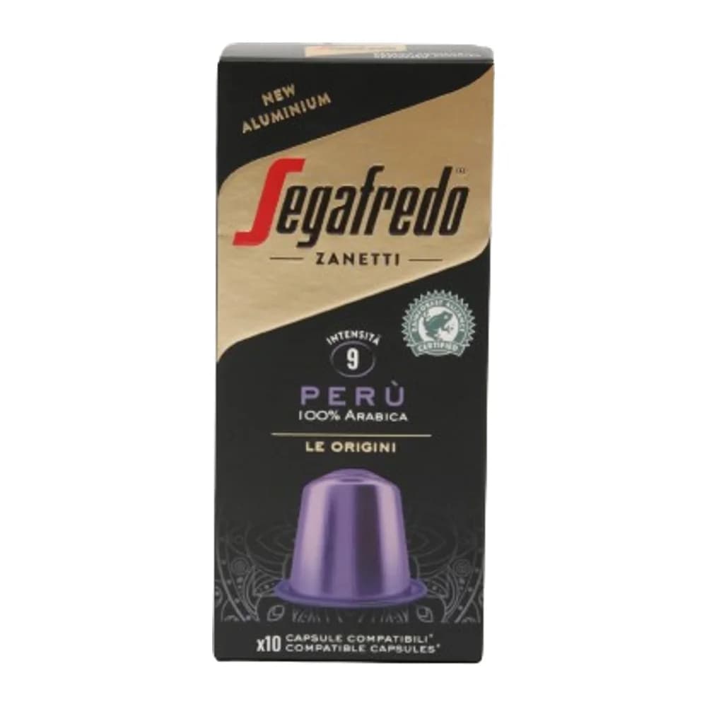 Segafredo Zanetti Capsules Peru 100% Arabica Alu