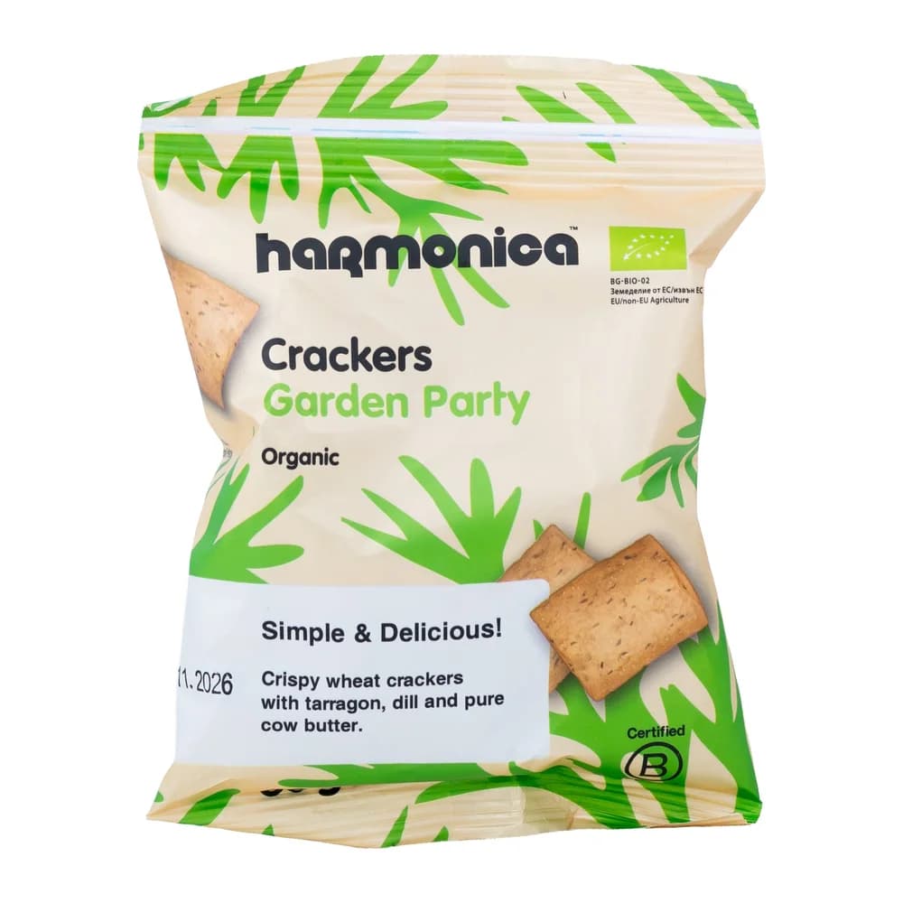 Harmonica Organic Crackers with Fennel and Tarragon