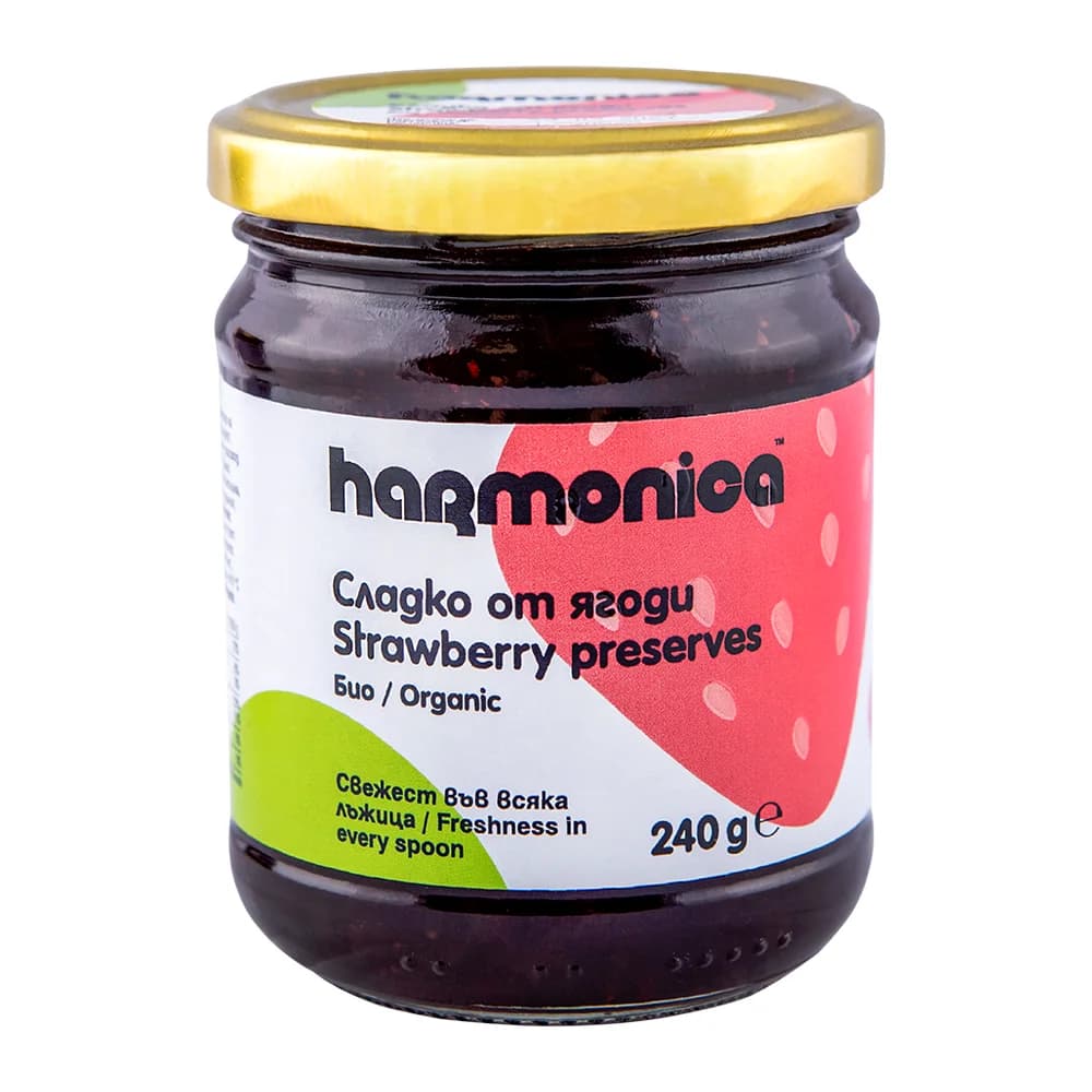 Harmonica Organic Strawberry Preserves
