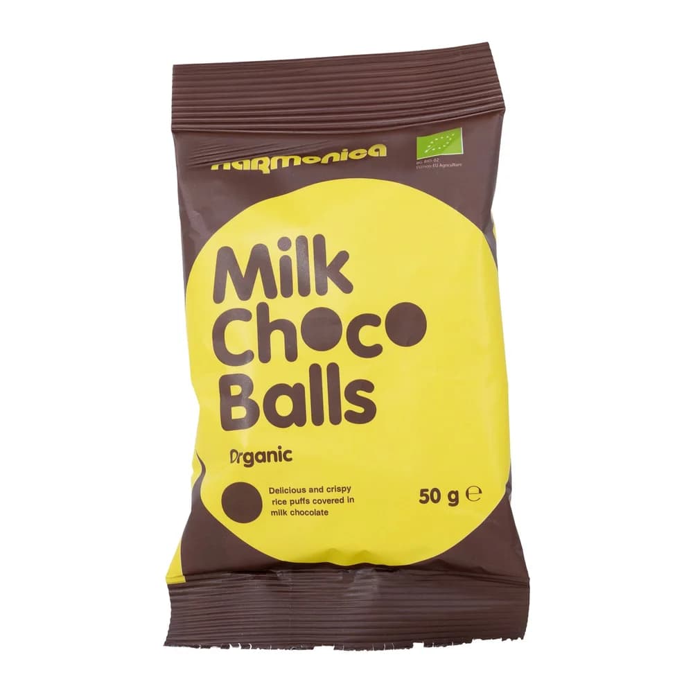 Harmonica Organic Rice Puffs in Milk Chocolate