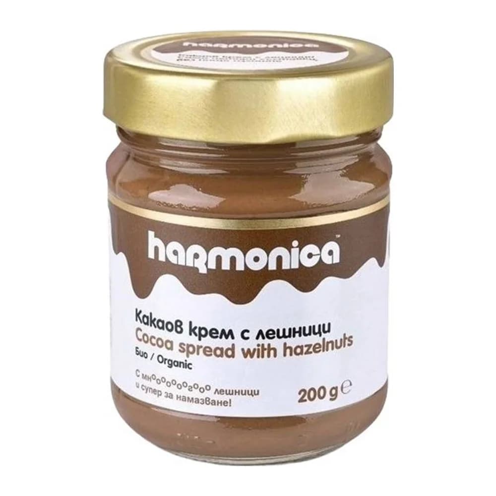 Harmonica Organic Cocoa Cream with Hazelnuts
