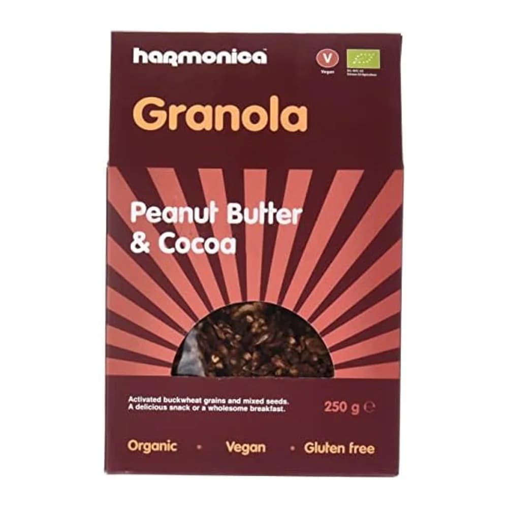 Harmonica Organic Granola with Peanut Butter and Cocoa