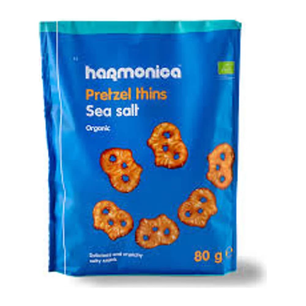 Harmonica Organic Flat Pretzel with Sea Salt