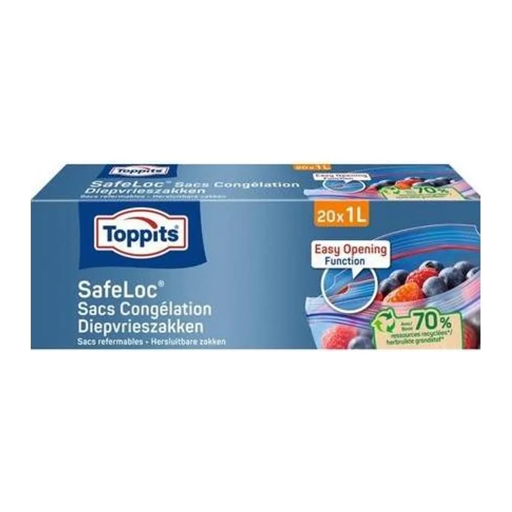 Toppits Freezer Bags Safeloc F/NL