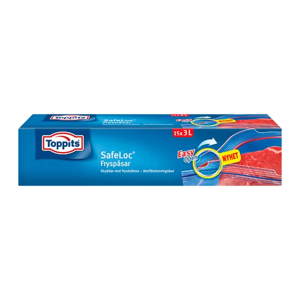 Toppits Freezer Bags Safeloc F/NL