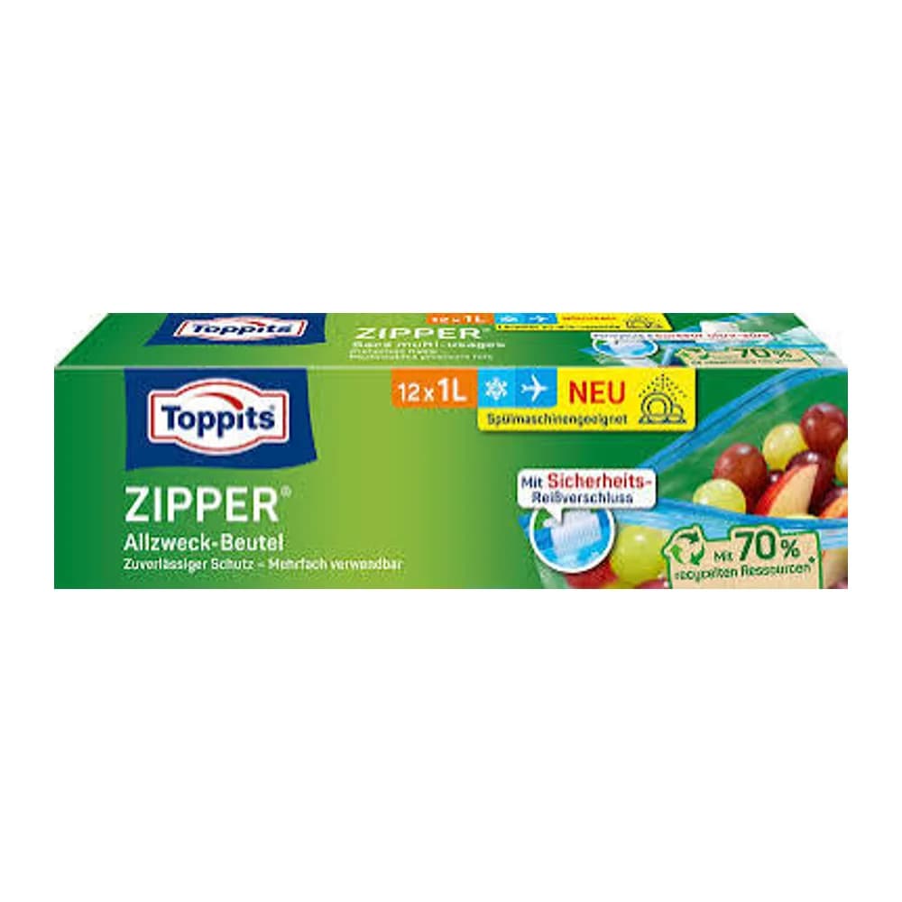 Toppits Freshkeeping Bags Zipper D/FR