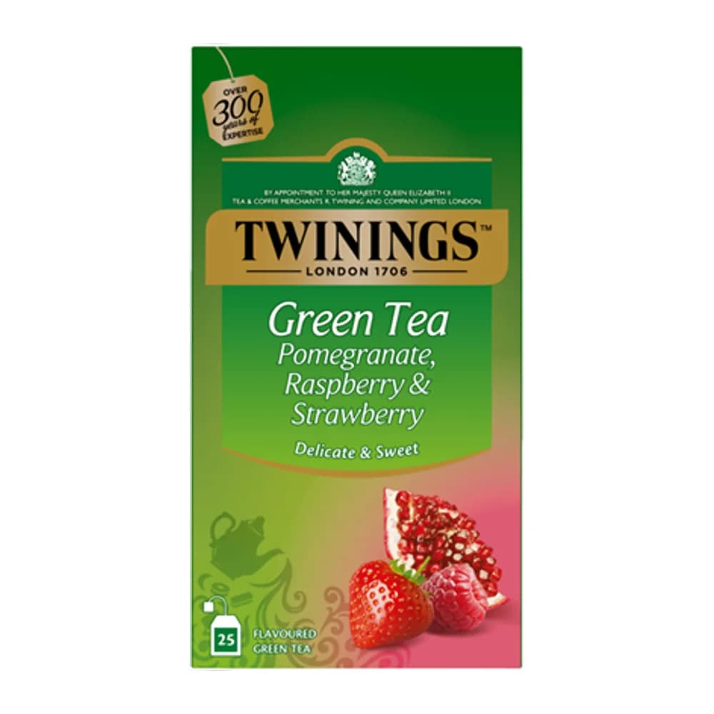 Twinings Green Tea Pomegranate Raspberry & Strawberry Hpor