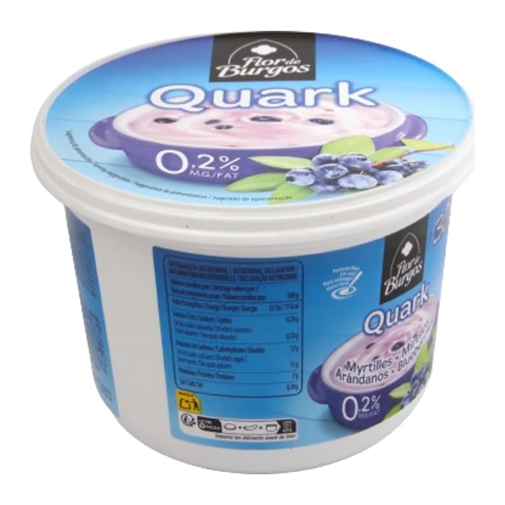 Flor de Burgos Cremos Quark 0.2% Myrtilles