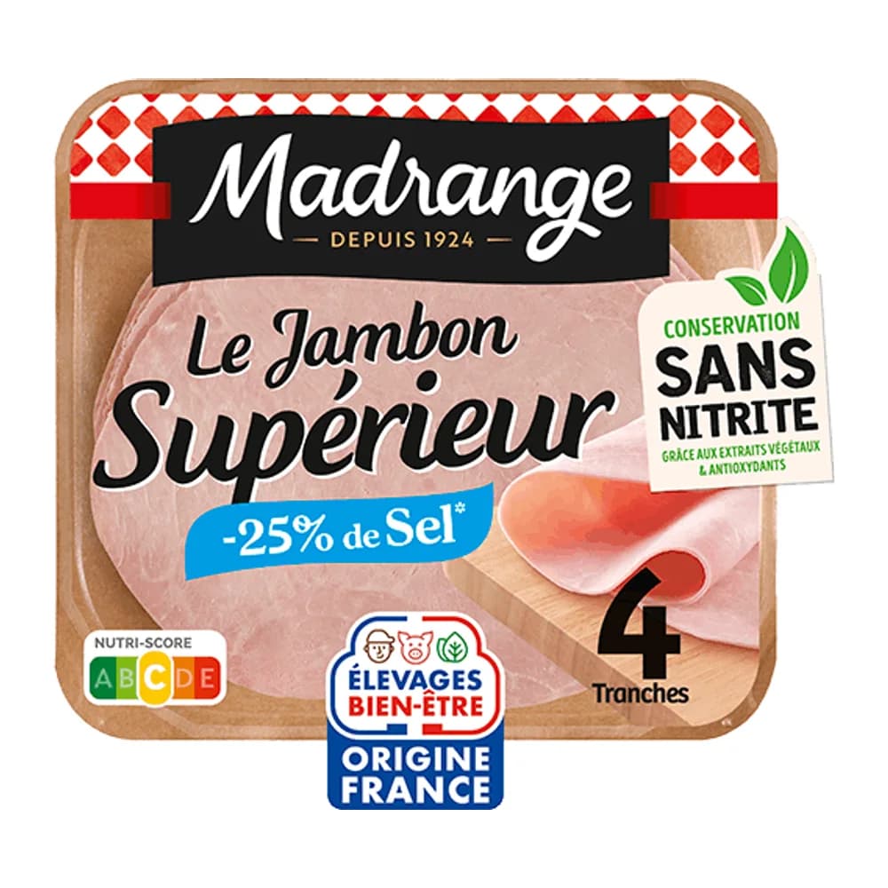 Madrange Mon Jambon Superieur SC -25% de Sel