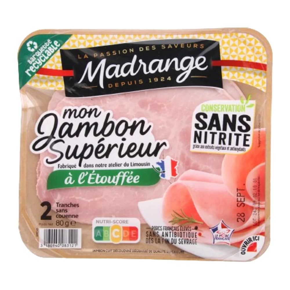 Madrange Mon Jambon Superieur A L'Etouffee SC 2 TR