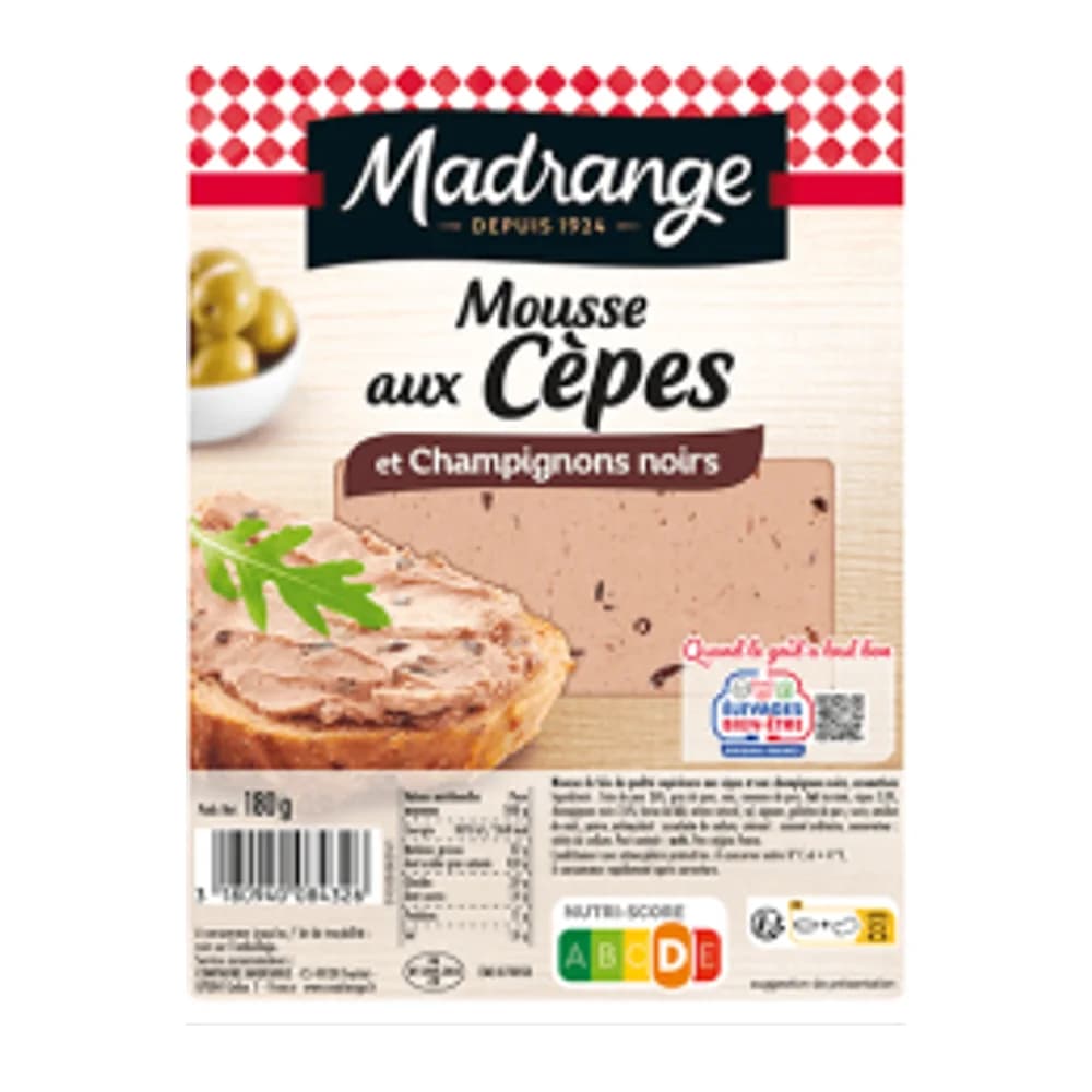 Madrange Mousse aux Cepes et Champignons 1 TR