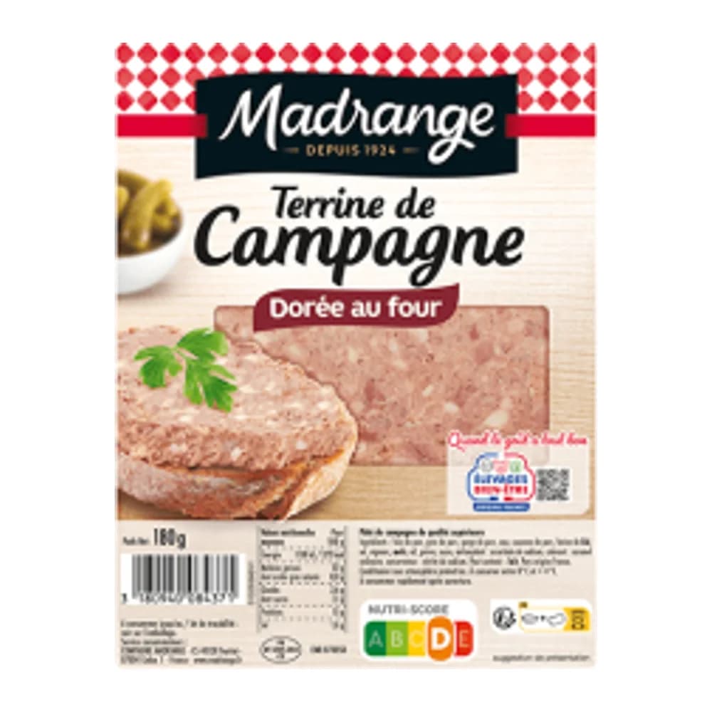 Madrange Terrine de Campagne Doree au Four 1 TR