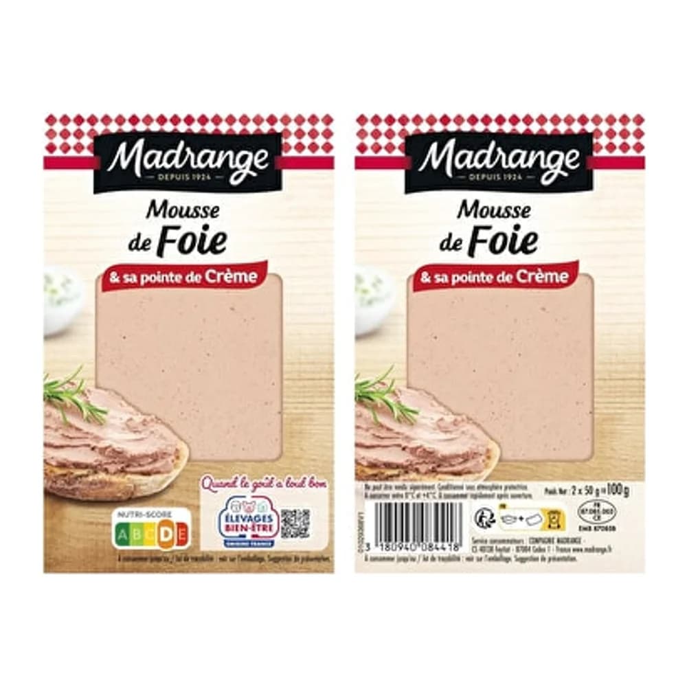 Madrange Mousse de Foie Pointe Creme