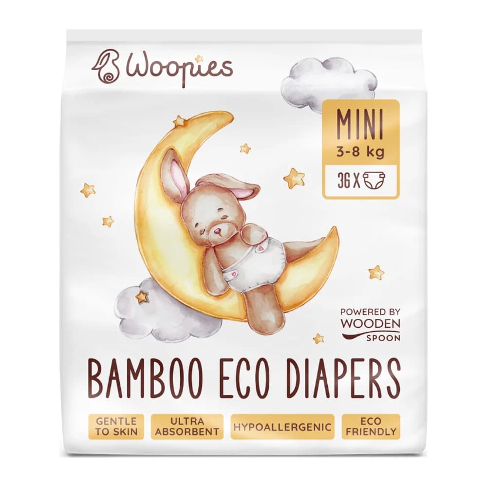 Wooden Spoon Biodegradable Diapers Woopies Mini