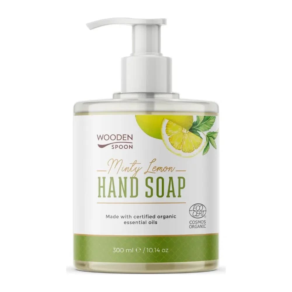 Wooden Spoon Organic Certified Minty Lemon Hand Soap