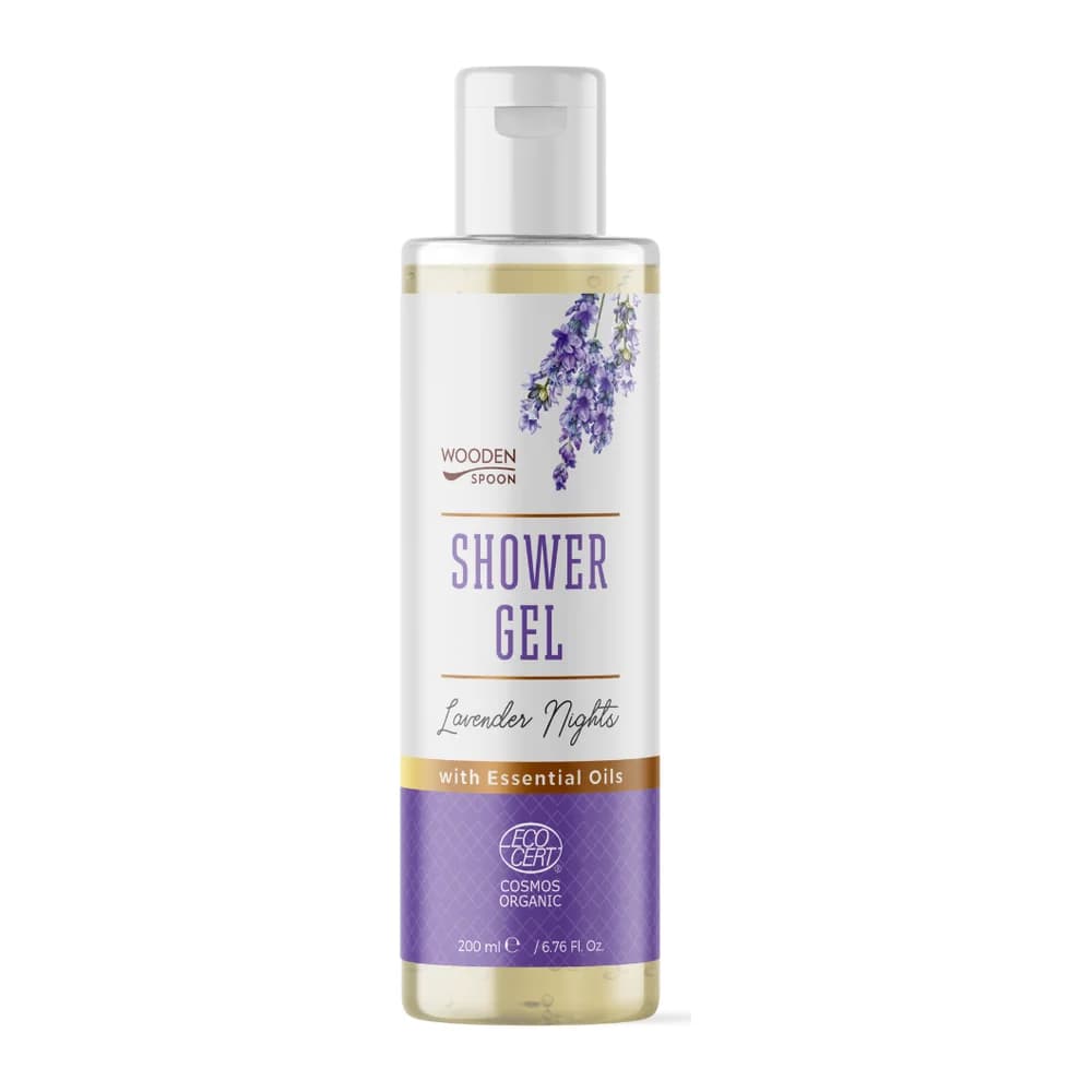 Wooden Spoon Organic Certified Shower Gel Lavender Nights