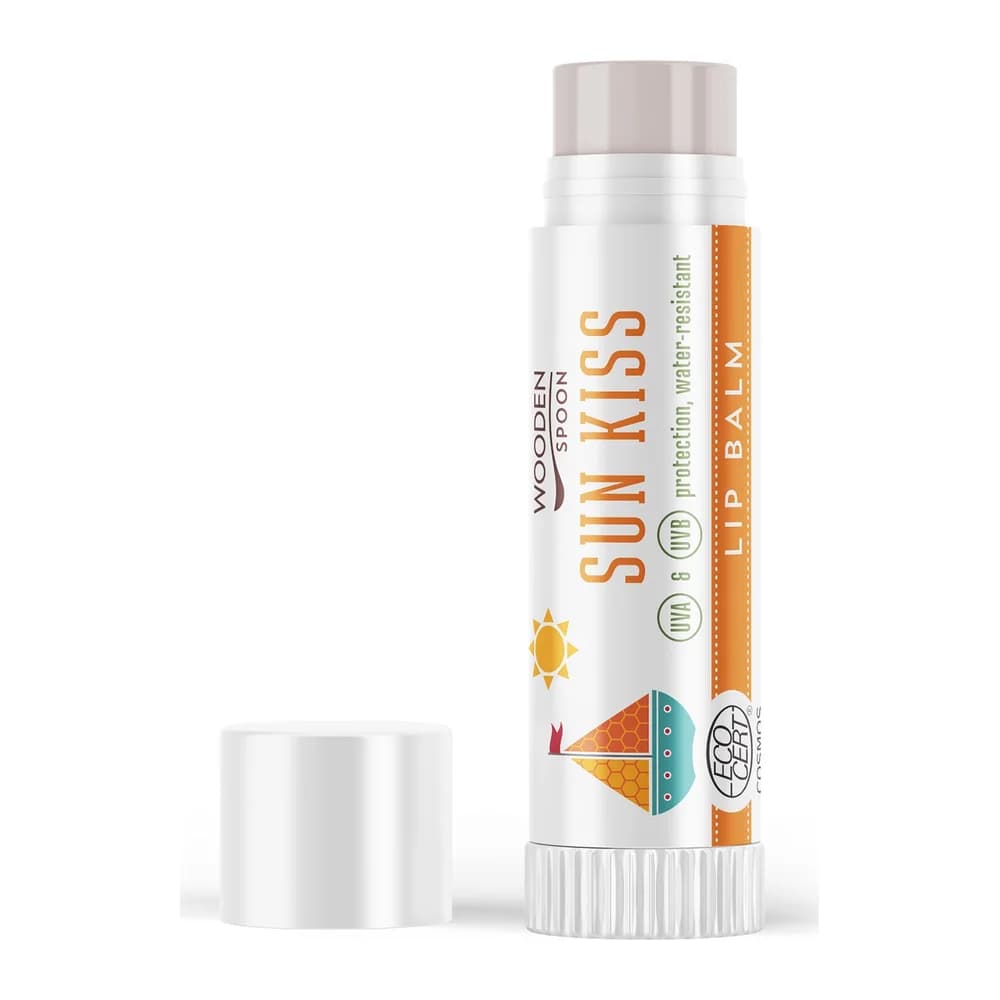 Wooden Spoon Organic Lip Balm Sun Kiss UV Protection