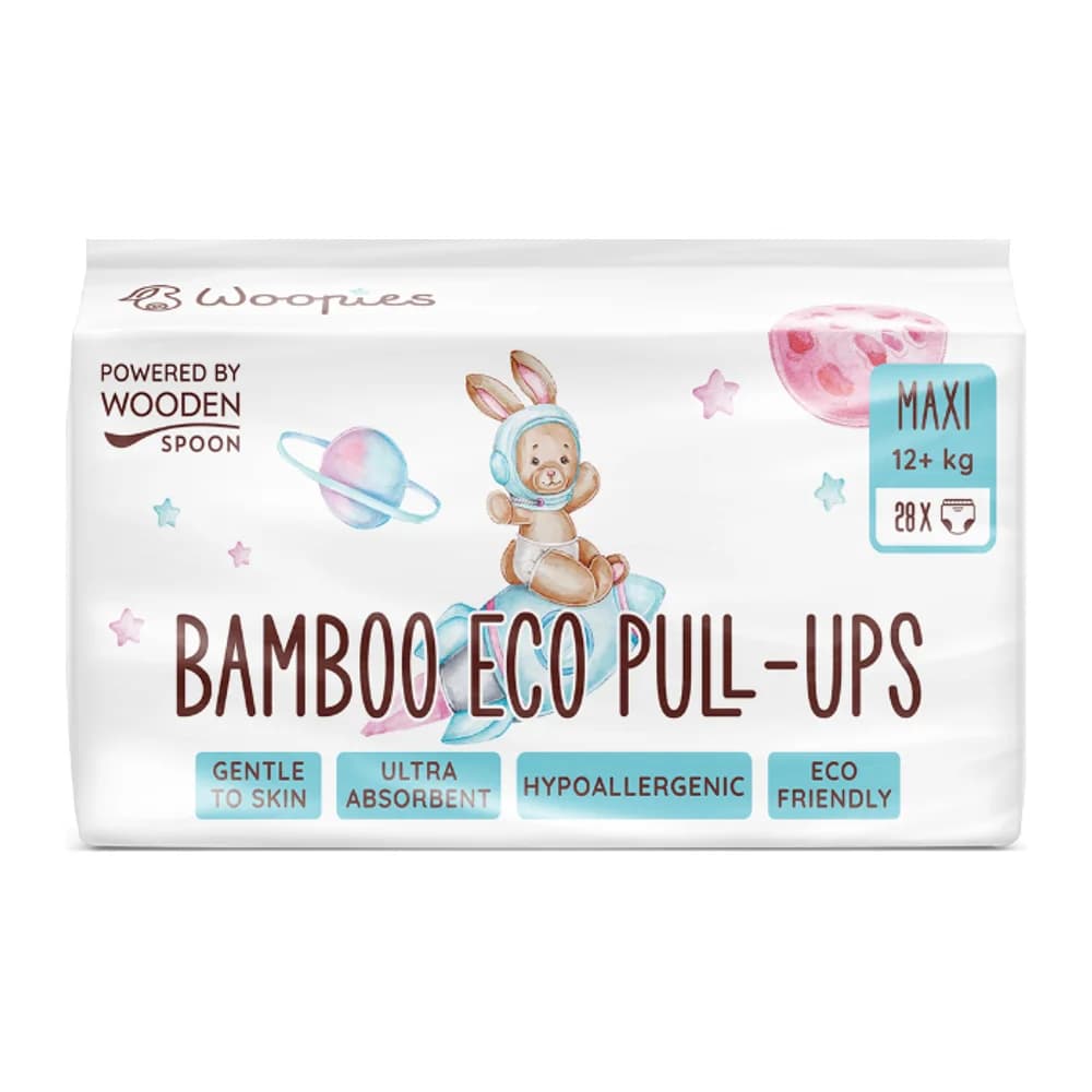 Wooden Spoon Biodegradable Diapers Woopies Maxi Pull-Ups