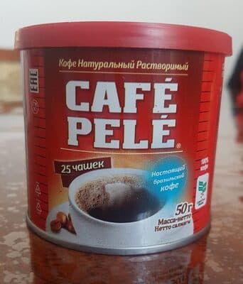 Cafe Pele Natural Instant Coffeejar 100g