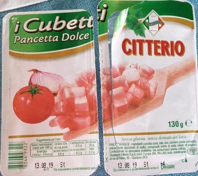 Citterio Pancetta Dolce 130g