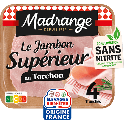 Madrange Mon Jambon Superieur Au Torchon Sc 160g