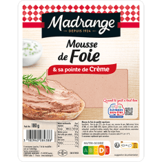 Madrange Mousse De Foie Et Sa Pointe De C 1t 180gr