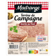 Madrange Terrine De Campagne Doree Au Four 1t 180g