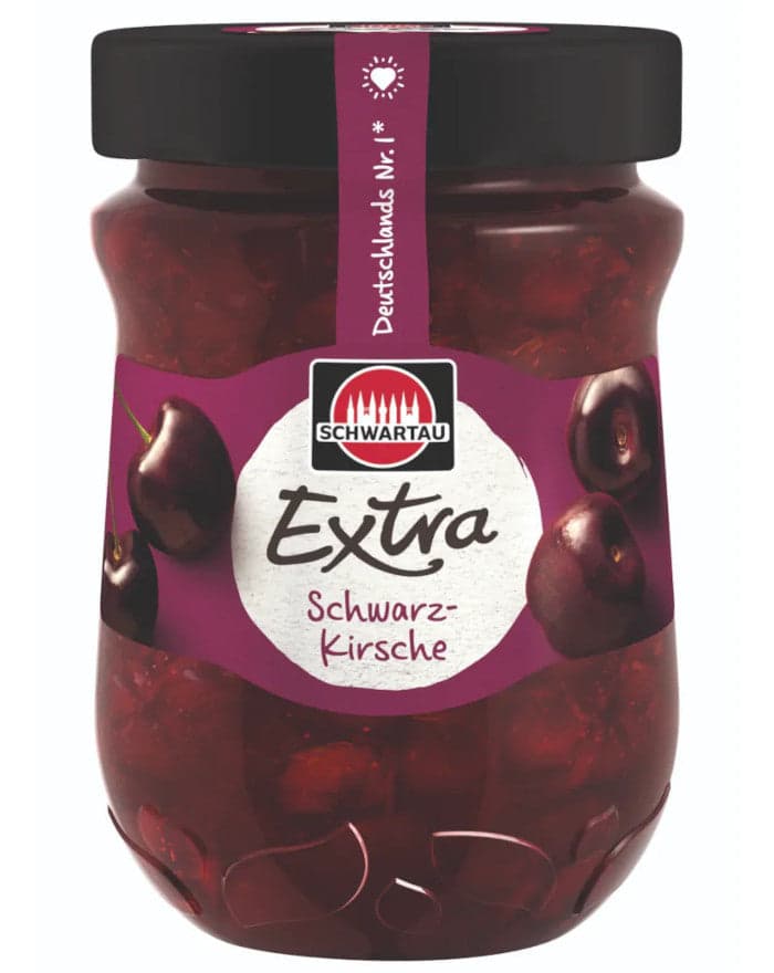Schwartau Black Cherry Extra Jam 340g