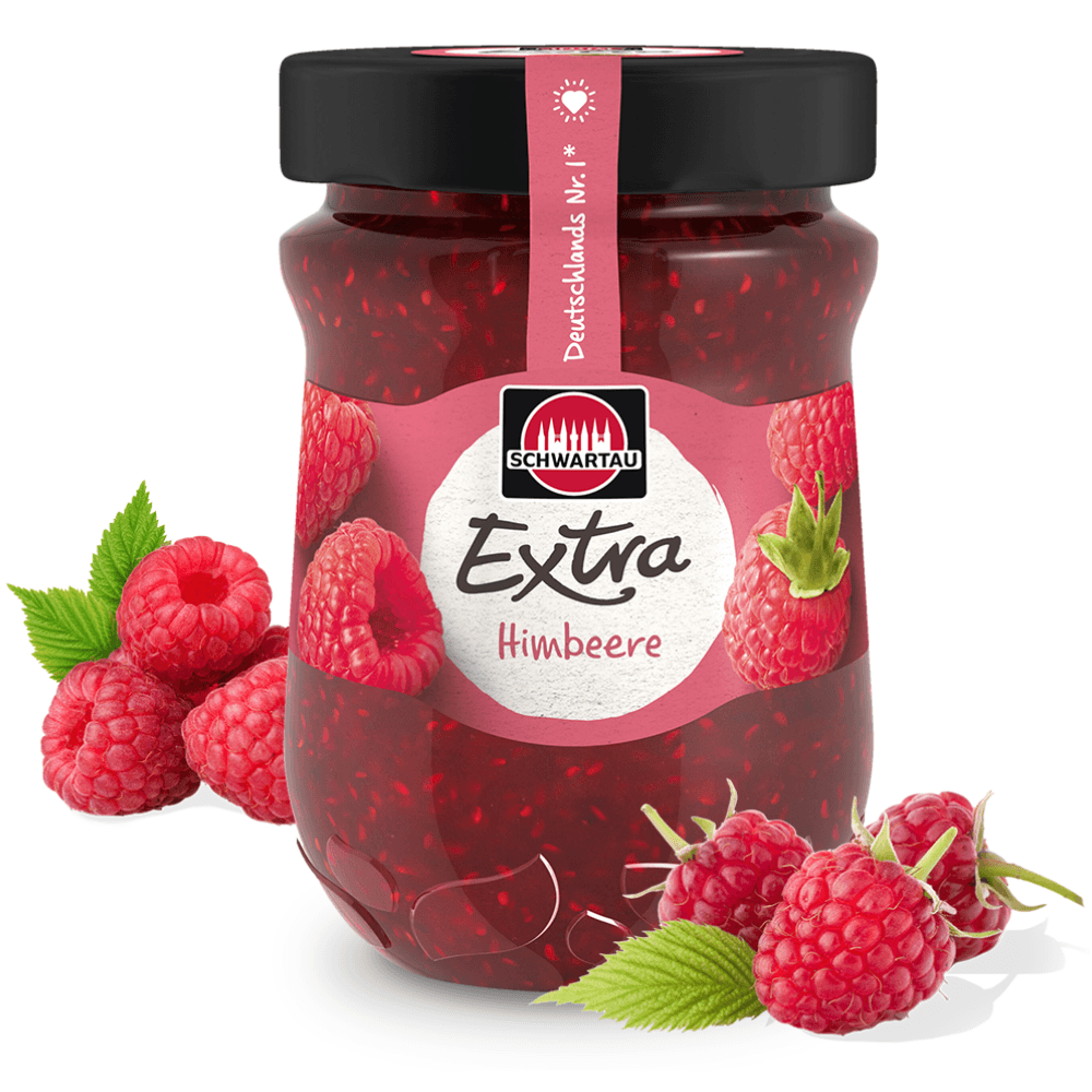 Schwartau Raspberry  Extra Jam 340g