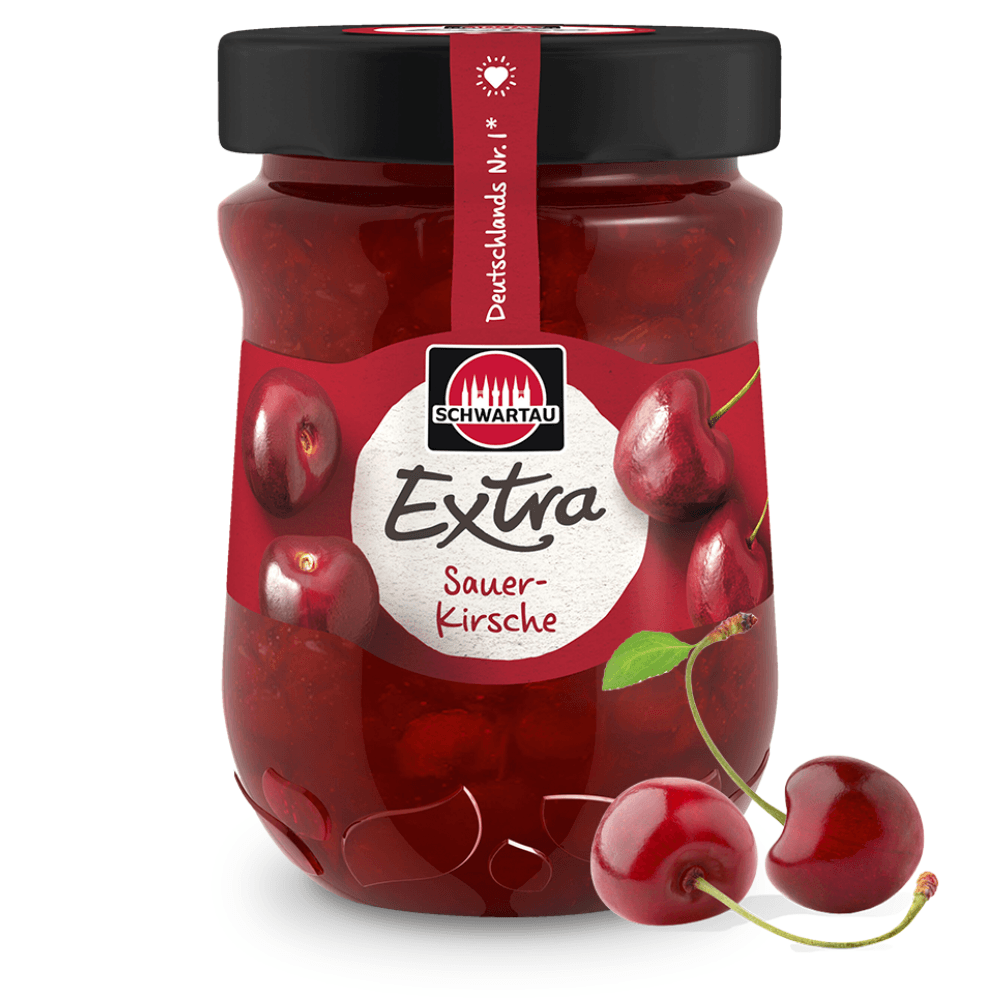 Schwartau Sour Cherry  Extra Jam 340g