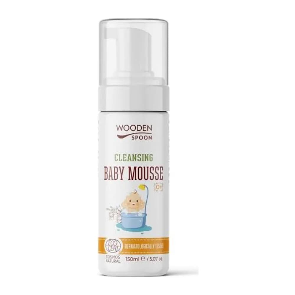 Wooden Spoon Natural Baby Cleansing Mousse Cotton Kiss